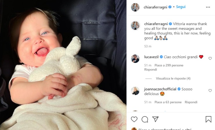 Chiara Ferragni svela le condizioni di vittoria