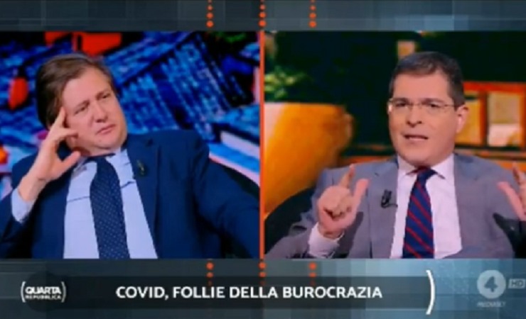 Daniele Capezzone e Pierpaolo Sileri