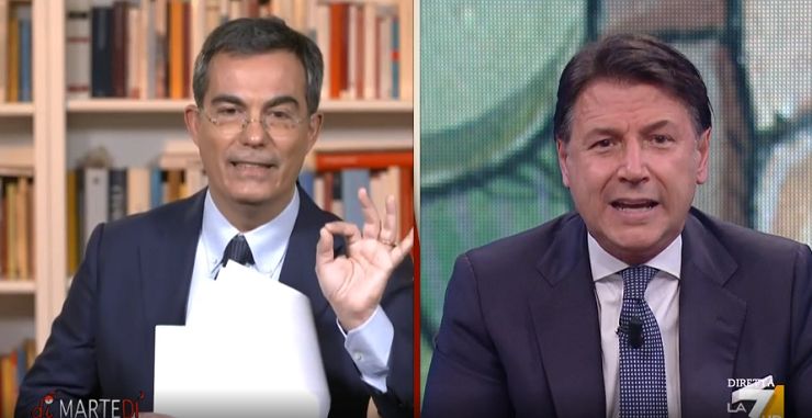 Giovanni Floris e Giuseppe Conte