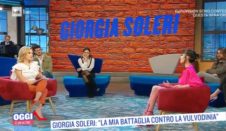 Giorgia Soleri a RAI 1 - Oggi è un altro giorno