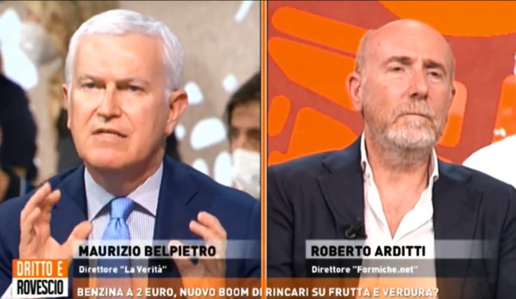 Maurizio Belpietro e Roberto Arditti