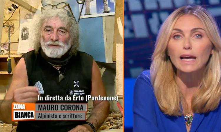 Mauro Corona e Sabrina Scampini