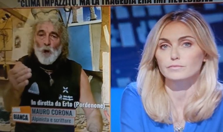 Zona bianca, Mauro Corona e Sabrina Scampini