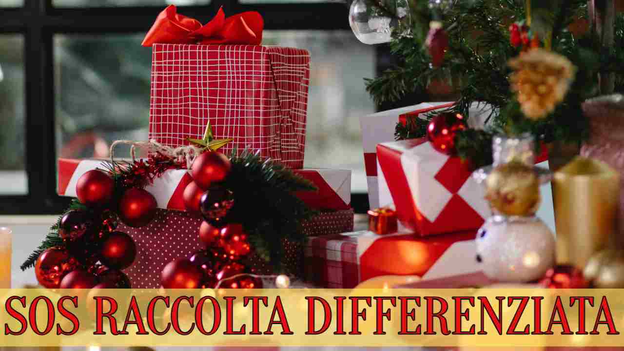 Natale raccolta differenziata specialmag.it